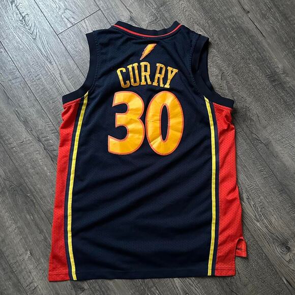 2010 Steph Curry Golden State Warriors Basketball NBA Jersey - Picture 2 of 8